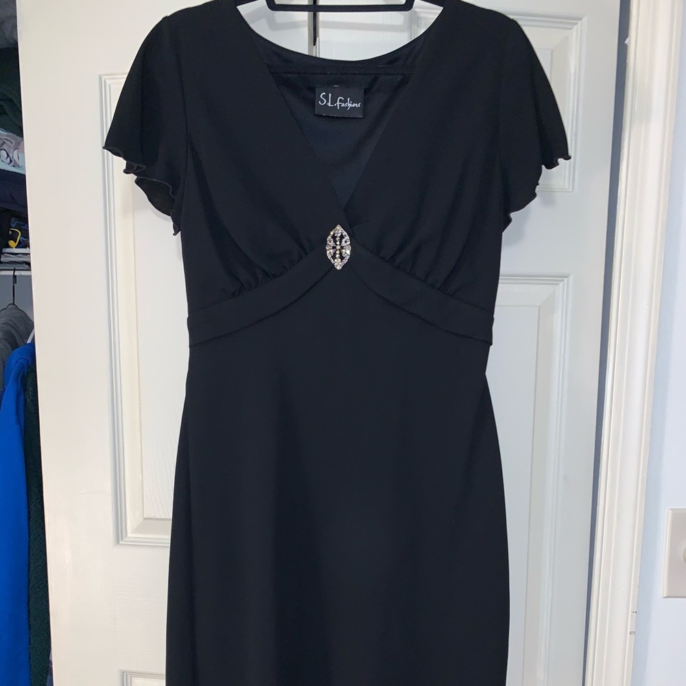 Short Sleeve Office / Semi Formal Dress